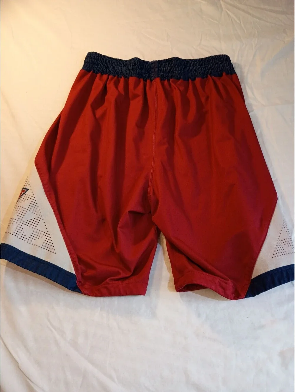 Adidas Maroon and Navy Basketball Shorts with MU Logo